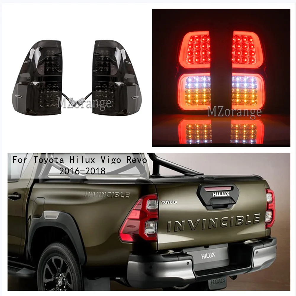 Светодиодные Автомобильные задние фары 1 пара стоп-сигналы поворота для Toyota Hilux