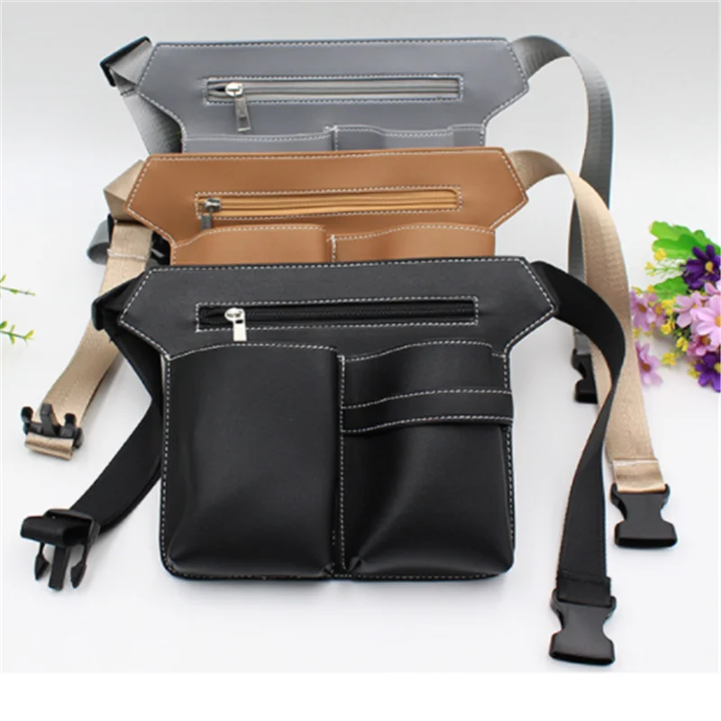 

1 шт. кожаный чехол для парикмахерской инструменты Ножницы сумка для парикмахерской кобура держатель с заклепками кошелек регулируемый поя...