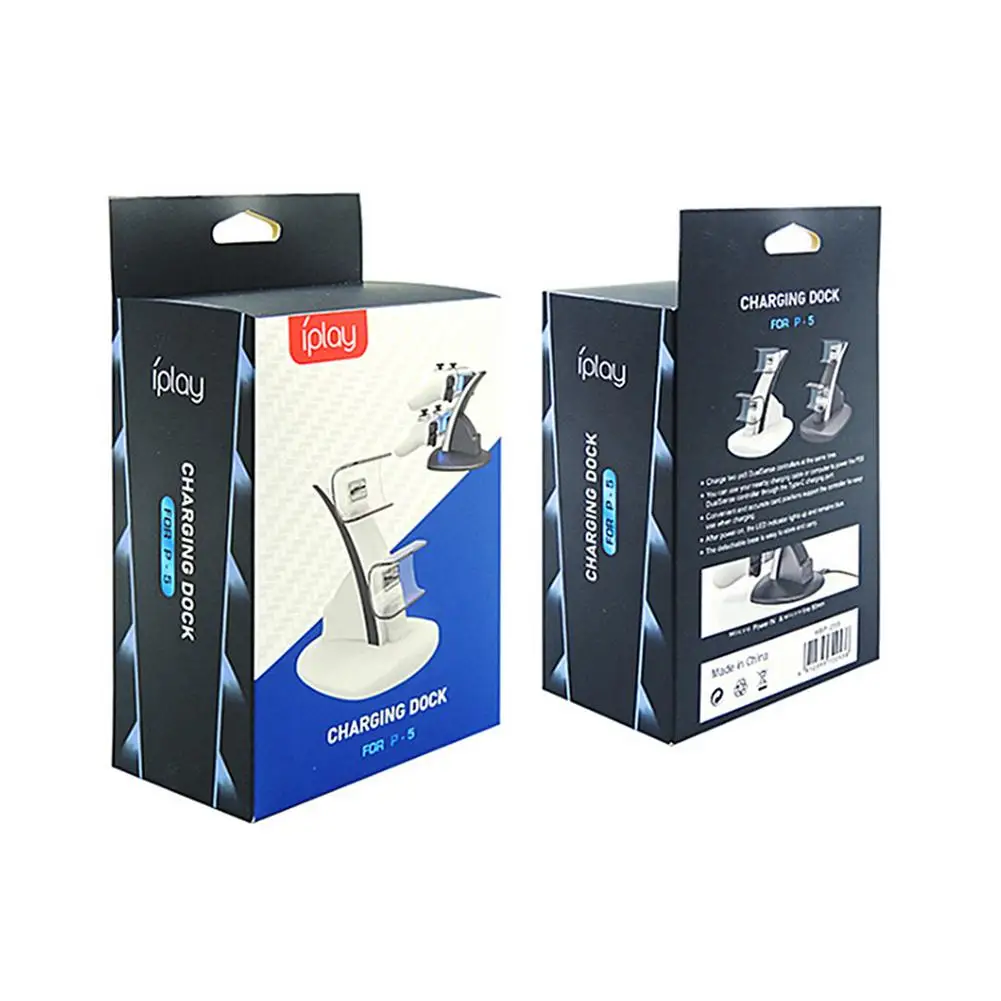 Dual USB Charger Dock Stand DC 5V Game Controllers Fast Charging Station Handle Base For Sony Play 5 PS5 | Электроника