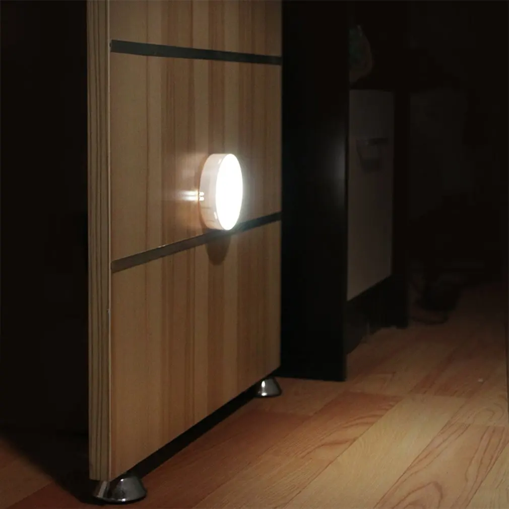 

LED Human Induction Night Light Energy Saving Lighting Wall Lamp Kitchen Bedroom Bathroom Closet USB Night Lamp
