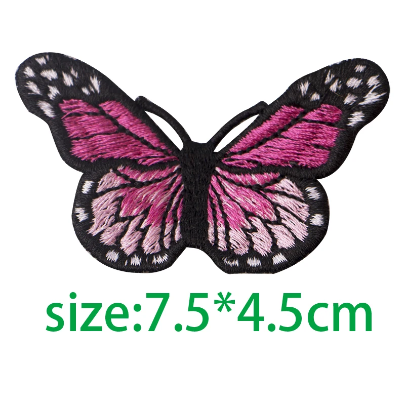 1 шт Бабочка патчи для костюмы Утюг на вышитые аппликации DIY аксессуары одежды