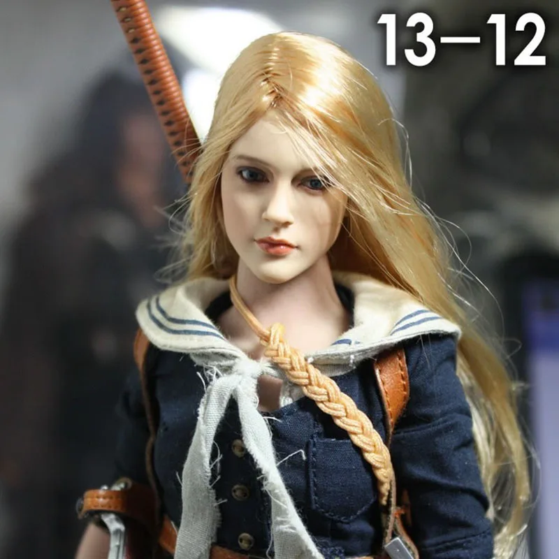 1:6 масштаб головы sculpt голова вырезка модель женщины молодой CY девушка 13-12 для 12
