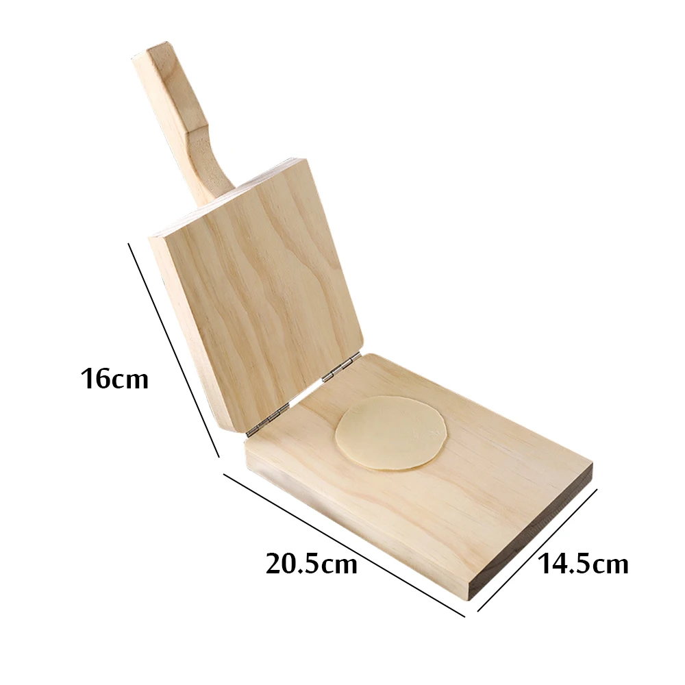 

Dumpling Skin Press Wooden Dumpling Helper Dough Press Rice Cake Mold Household Baking Pastry Kitchen Tools