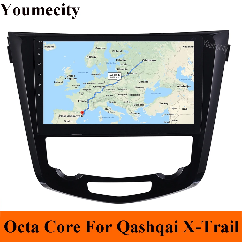 Android 9,0 головное устройство Автомобильный dvd-плеер для Nissan Qashqai X-Trail с радио Wifi Восьмиядерный Bluetooth