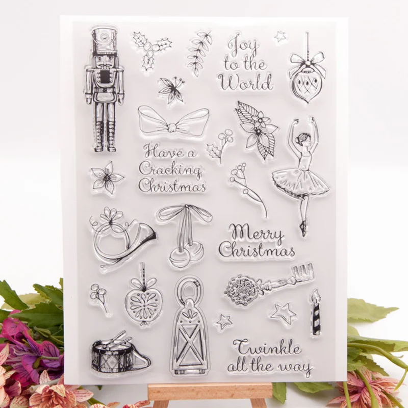 

Ballet Bow Transparent Clear Silicone Stamp Seal Cutting DIY Scrapbooking Rubber Coloring Embossing Diary Decoration Reusable