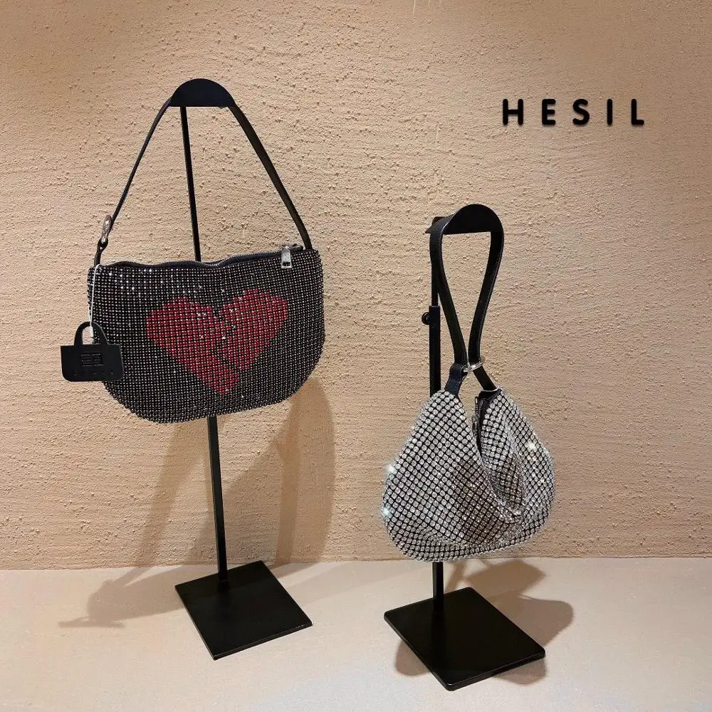 Сумка для подмышек женская сумка французская нишевая дизайнерская Стразы с