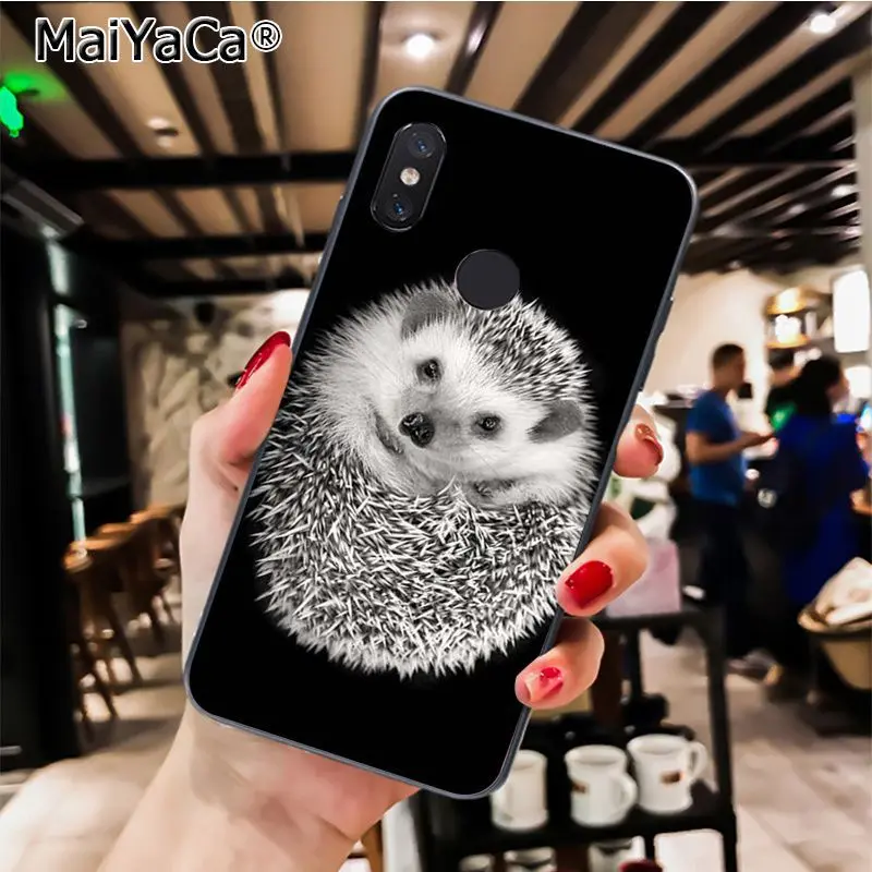 MaiYaCa Animal cute cartoon hedgehog painting Phone Case for Xiaomi Redmi8 4X 6A Redmi Go Redmi5 5Plus Note7 8ProA1 A2Lite - Цвет: A5