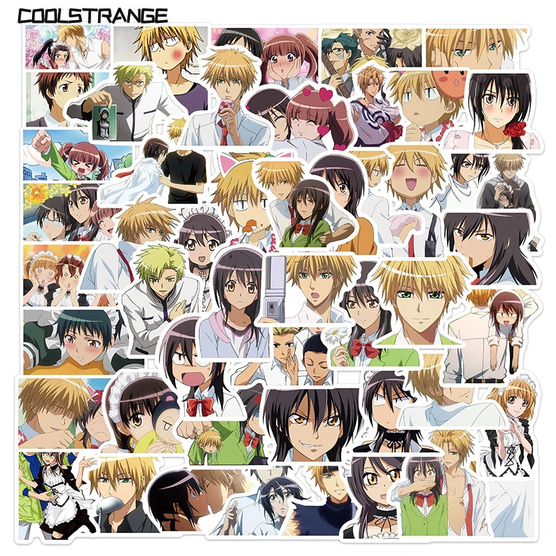 10/30/50 шт. Kaichou wa Maid Sama! Аниме наклейки Usui Takumi Ayuzawa Misaki для ноутбука скейтборда