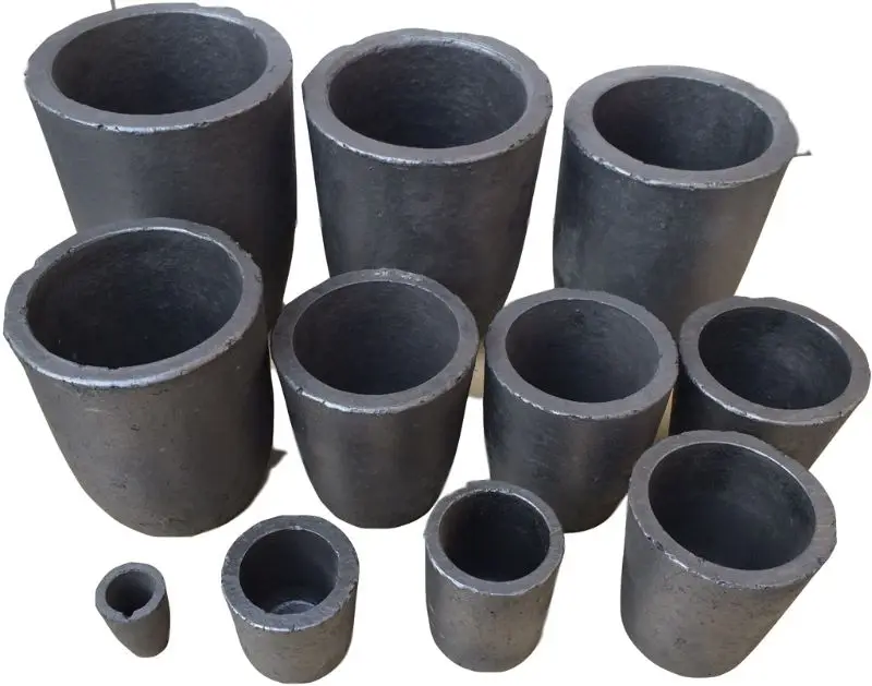 

Foundry Clay Graphite Crucibles Black Cup Furnace Torch Melting Casting Refining Gold Silver Copper Brass Aluminum