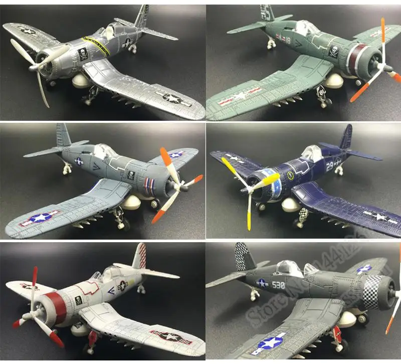 6 шт./компл. Вторая мировая война США F4U пиратский Перевозчик истребитель 4D сборка