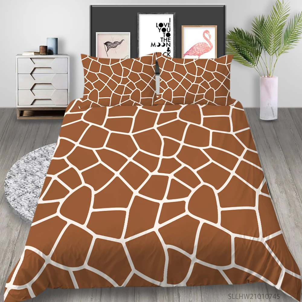 

3D Duvet Cover Set King Full Double Single Size 2/3 Pcs Bedclothes Home Textile Bed Set Queen Size