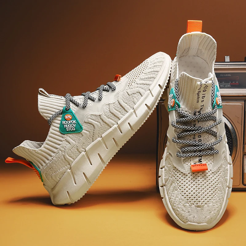 

CYYTL Men's Running Shoes Breathable Walking Sneakers Training Fitness Casual Youth Boys Footwear Soft Ankle Zapatos Hombre