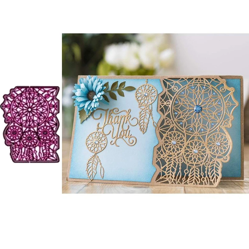 

QWELL Dream Catcher Metal Cutting Dies for Scrapbooking and Card Making Paper Embossing Craft New 2019 die cuts