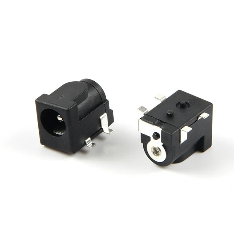 10 шт./лот DC-050 SMD DC-005 DC005 5 5*2 1 мм разъем питания постоянного тока 5x2 DC050 круглая игла |