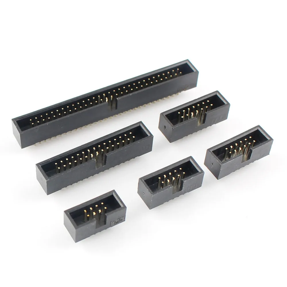 10 шт. 1 27 мм 8 12 14 16 20 26 30 34 40 50 60 Pin DC3 Штекерный разъем DIP прямой IDC 8P 10P 12P 14P 16P 20P 26P |