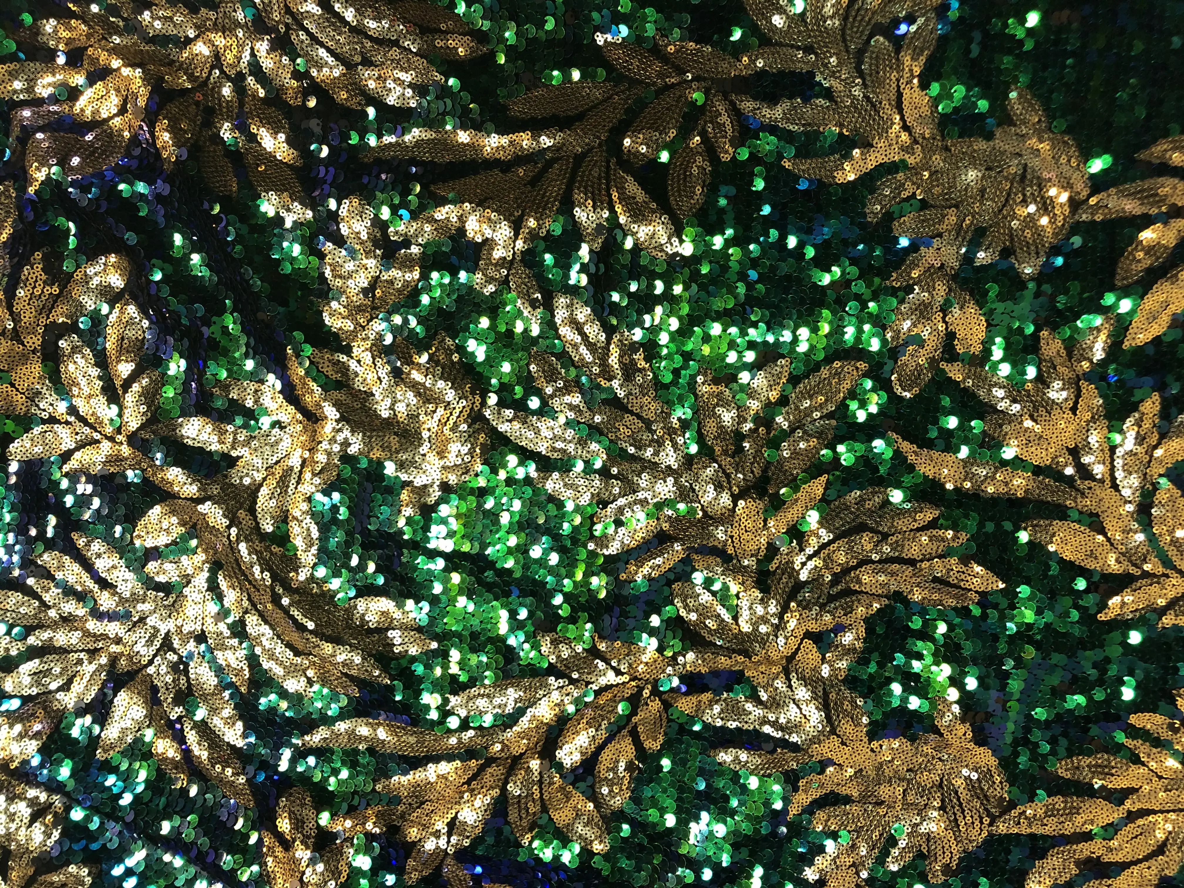 Винтажное зеленое платье русалки с длинным рукавом блестящее элегантное размера