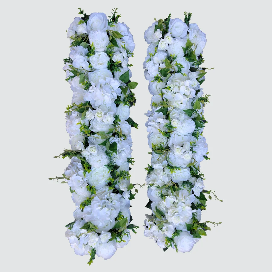 3D искусственная арочная настольная Цветочная дорожка для украшения свадебной