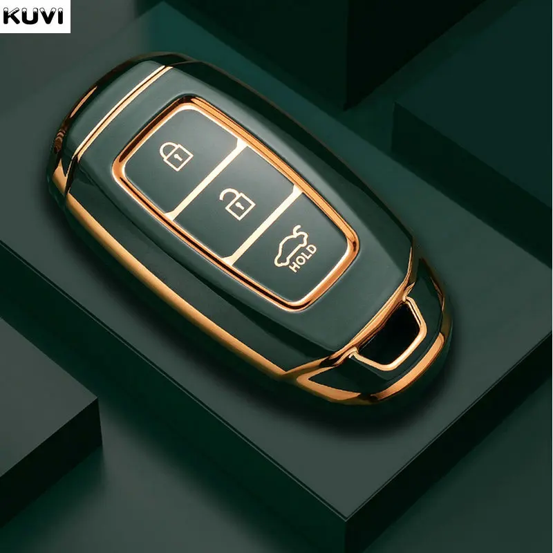ТПУ чехол для автомобильного ключа с дистанционным управлением Hyundai i30 IX35 Kona Encino