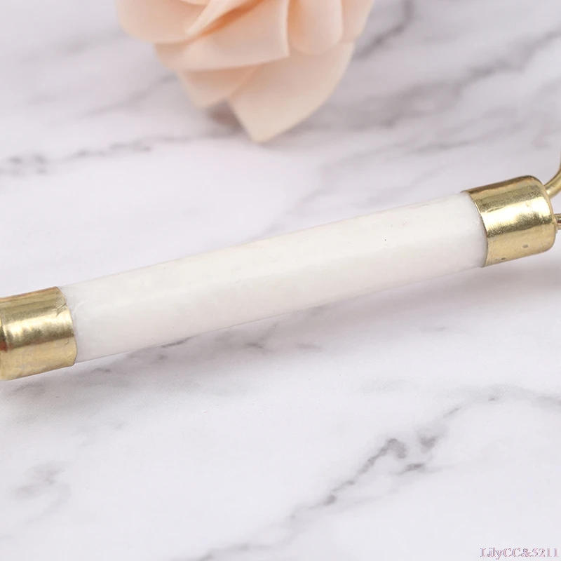 

1 Pieces Ladies Natural Jade Quartz Facial Neck Body Jade Stone Roller Face Massage Tool