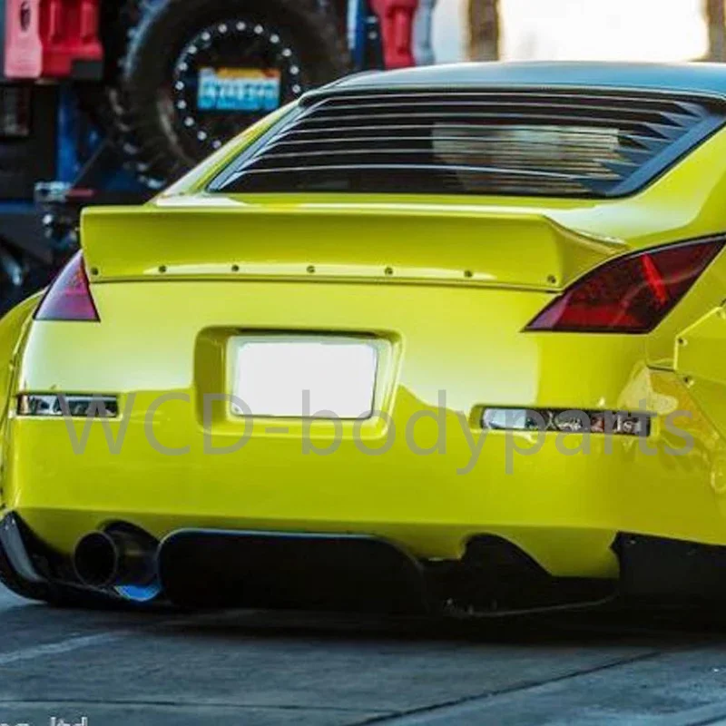 Задний спойлер для Nissan 350Z Rocket Bunny комплект из стекловолокна FRP Tunk Wing Lip Body