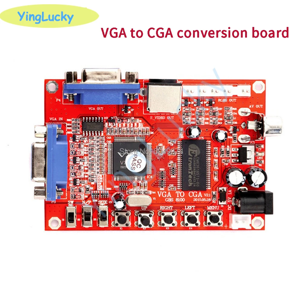 VGA в RGBS конверсионная плата AV видео конвертер CRT монитор доска для аркадной игры