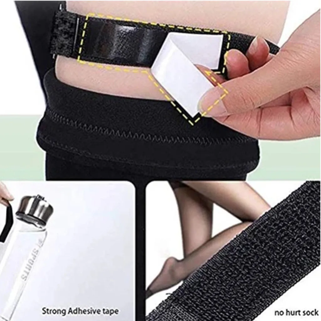 1 пара женские ботинки с эластичным ремешком нескользящей клейкой