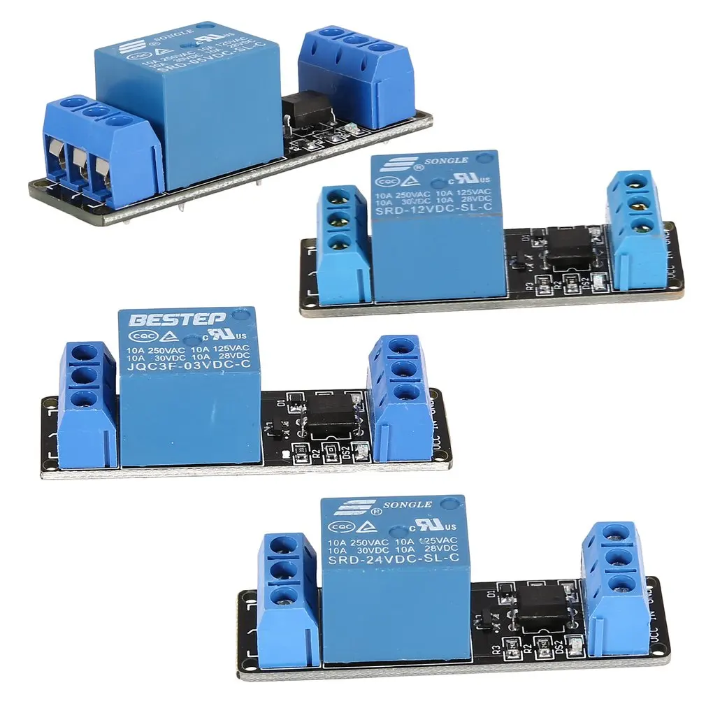 5 в 1-канальная интерфейсная плата релейного модуля низкоуровневый триггерный