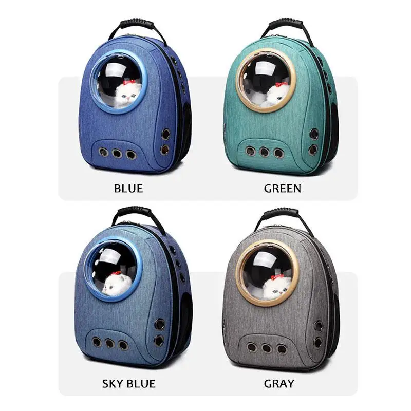 Рюкзак для кошек воздухопроницаемая дорожная сумка космонавта переносная