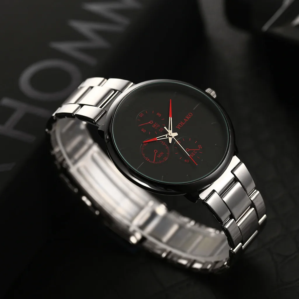 Часы YOLAKO женские с сетчатым ремешком роскошные деловые Простые повседневные