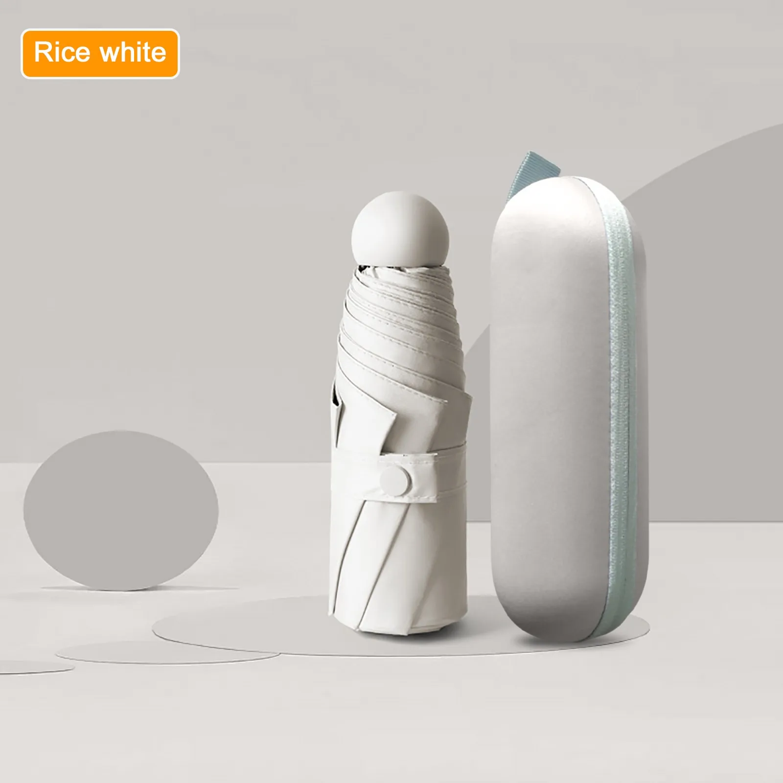 Модный Мини-зонт с карманом изготовленный на заказ маленький свежий виниловый