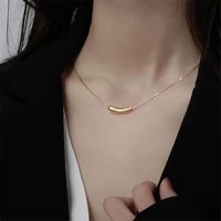 new minimalist trendy necklace for women elegant gold plated water drop pendant party jewelry choker