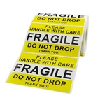 Наклейки бумажные, хрупкие Предупреждение наклейка спасибо, 50 шт.