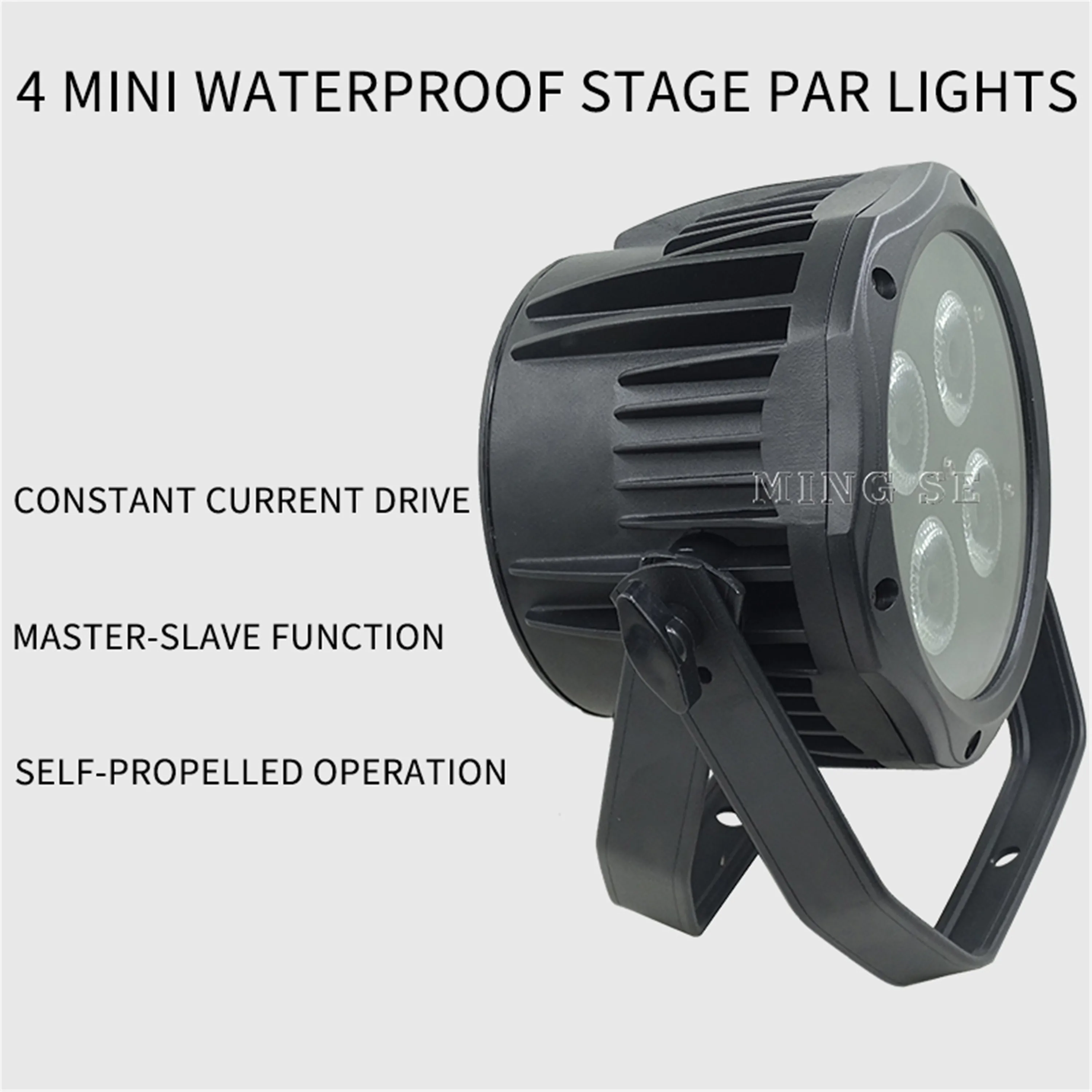 4X18W RGBWA UV 6in1 Par Led Наружное освещение для сцены высокая яркость водонепроницаемый