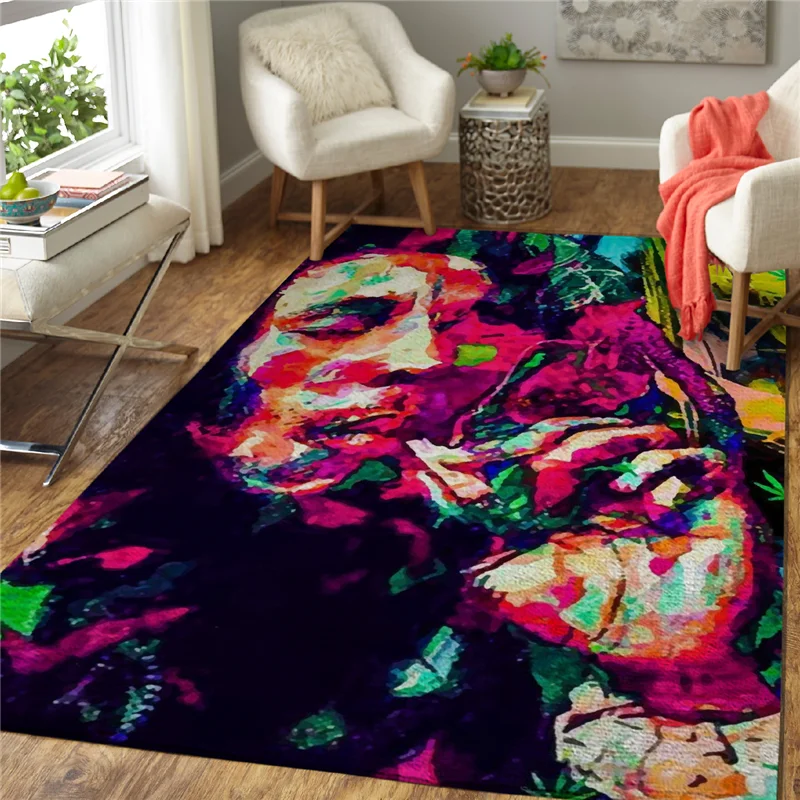 Регги коврик область смешной коллекции для пола нескользящий столовой гостиной