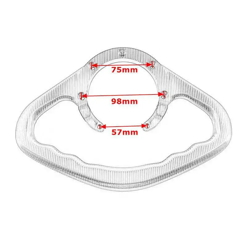 Мотоциклетные пассажирские рукоятки CNC ручной захват бак ручка подлокотник для