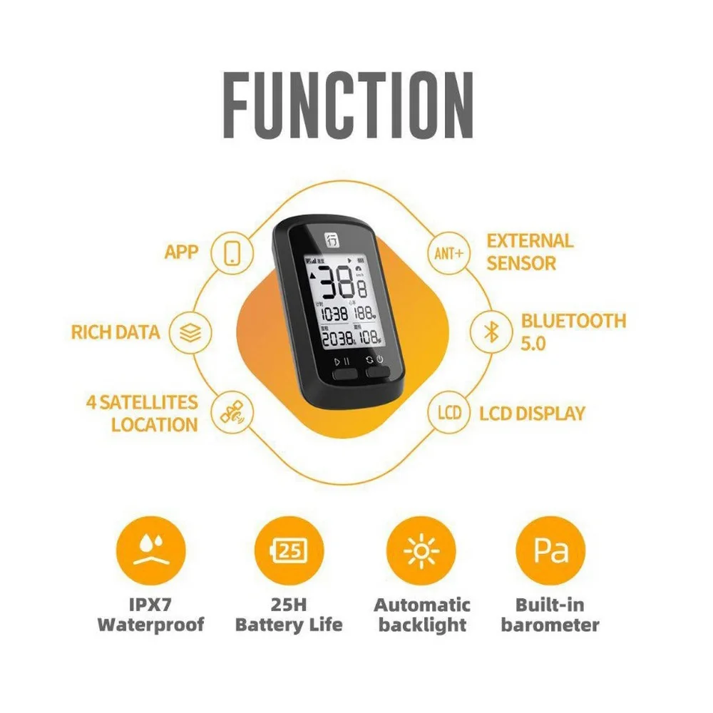 XOSS G + Plus велосипедный компьютер беспроводной GPS Спидометр водонепроницаемый