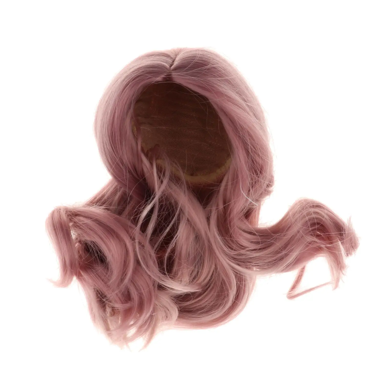 

Wine Red Doll Hair Wig Doll Wigs Doll Decor Accessories Hair Wig Toy for Doll Girls Gifts