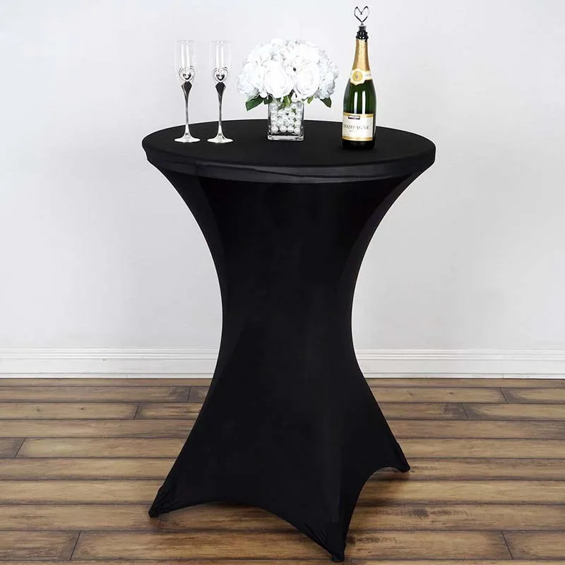Эластичные эластичные скатерти из лайкры и спандекса 10 шт.|spandex cocktail table cover|table covers