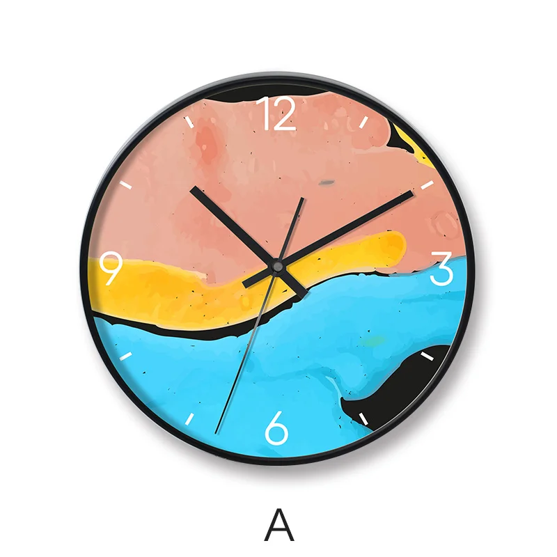 Настенные часы в скандинавском стиле металлические креативные приборы для