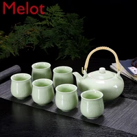 factory direct sale special offer big pot mug high end gift box ceramic tea set