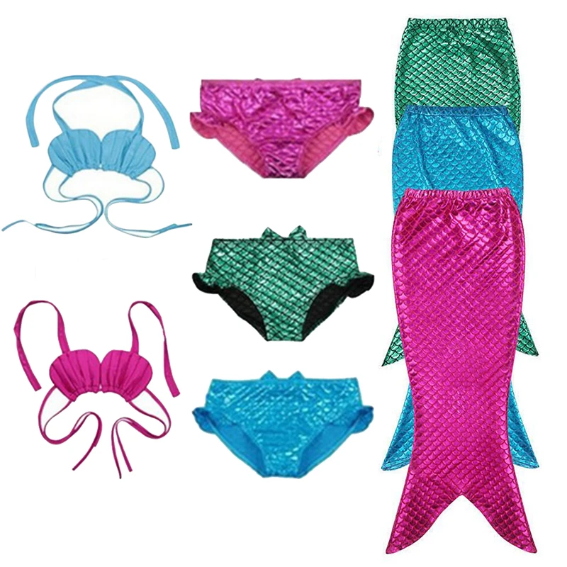 Детское платье принцессы с хвостом русалки для маленьких девочек детский