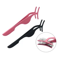 stainless steel false eyelash curlers extension applicator remover clip eyebrow eye lashes tweezers nipper makeup beauty tool