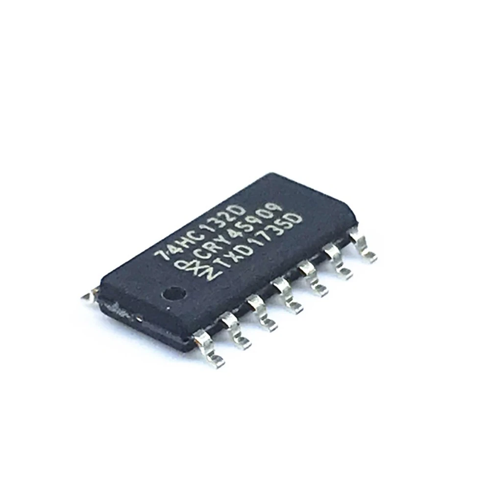 

10 шт./лот 100% Новый оригинальный 74HC132D SN74HC132D HC132 74HC132 SOP-14 Quad 2-вход NAND Schmitt trigger IC