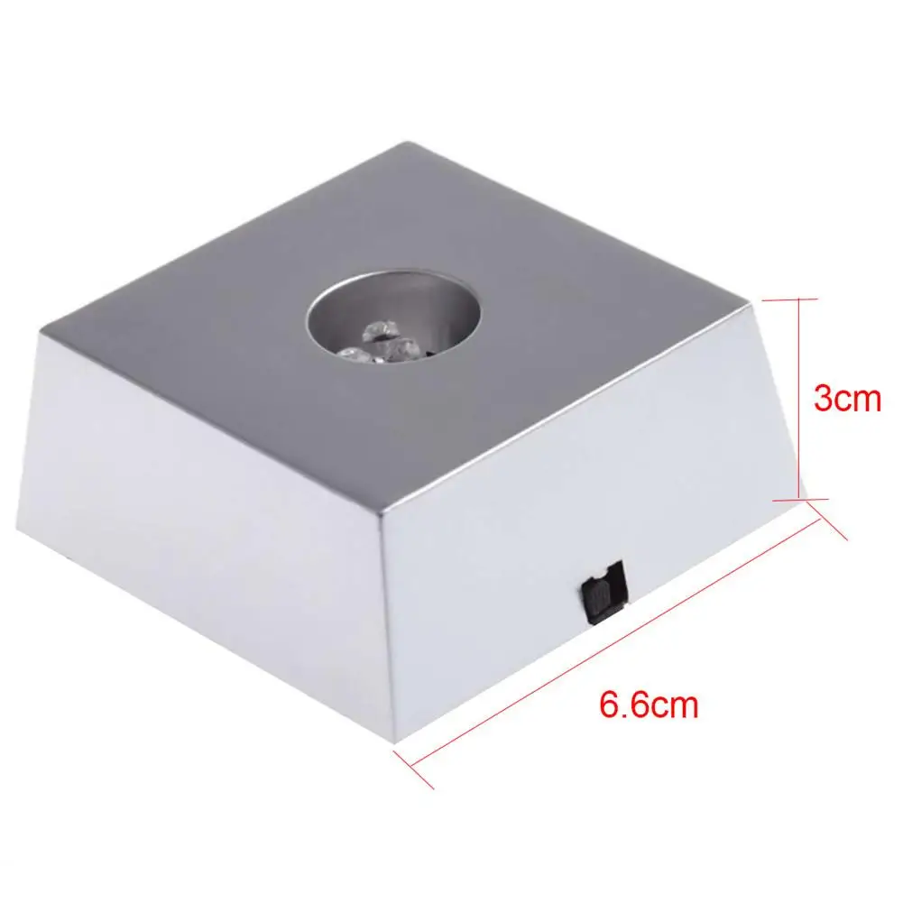 Подставка для дисплея с 3 светодиосветодиодный Цветная декоративная