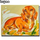 5D Diy алмазная живопись такса щенок фотомозаика круглая квадратная мозаика украшение для дома Мозаика Искусство