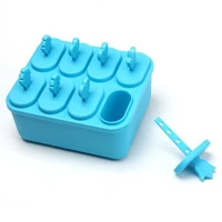 cooking tools square 8 cell ice cream tools pop mold popsicle ice molds ice maker lolly mould tray pan kitchen diy 15