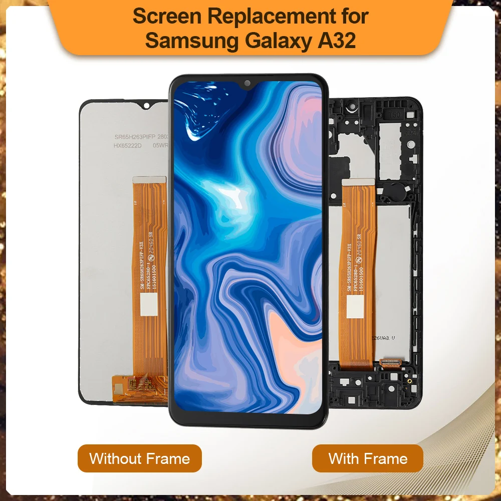 

6.5" For Samsung Galaxy A32 5G A326B M12 M127 F12 F127 Display Replacement LCD Screen Touch Digitizer with Free Tools