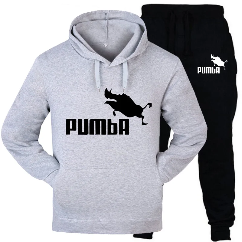 men 2pcs Sport Sets Women Winter Autumn Tracksuit Long Sleeve Hoodie Top+Sweatpants Men Outfits Running Suit Sportswear - Цвет: 4