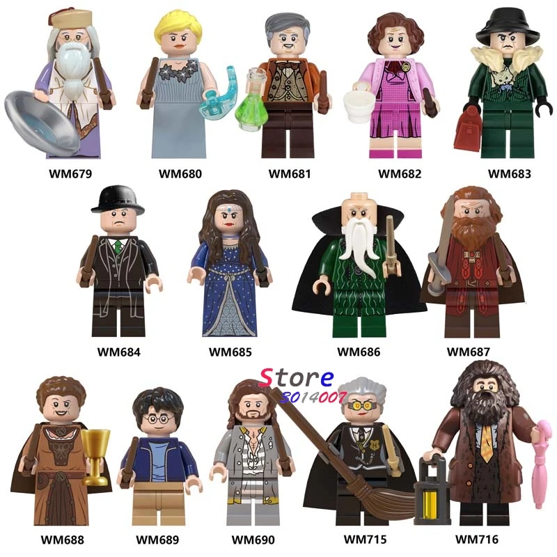 Один строительный конструктор Rubeus Sirius Orion Gryffindor Graves Voldemort игрушки для детей Гарри