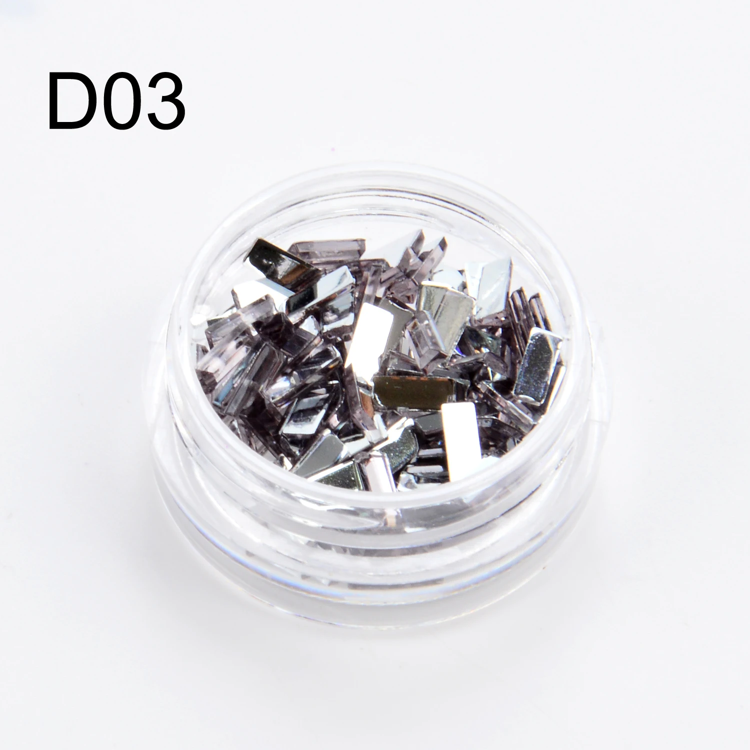 

1 Bottle Stars / Stripes Nail Rhinestones Colorful Crystal Mixed Size Nail Studs Manicure Nail Art Decorations
